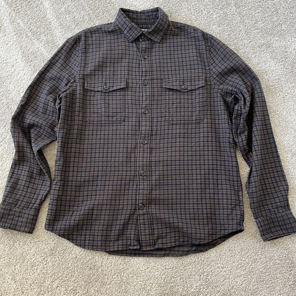 Express Men's Button-Down Shirt Size Medium
